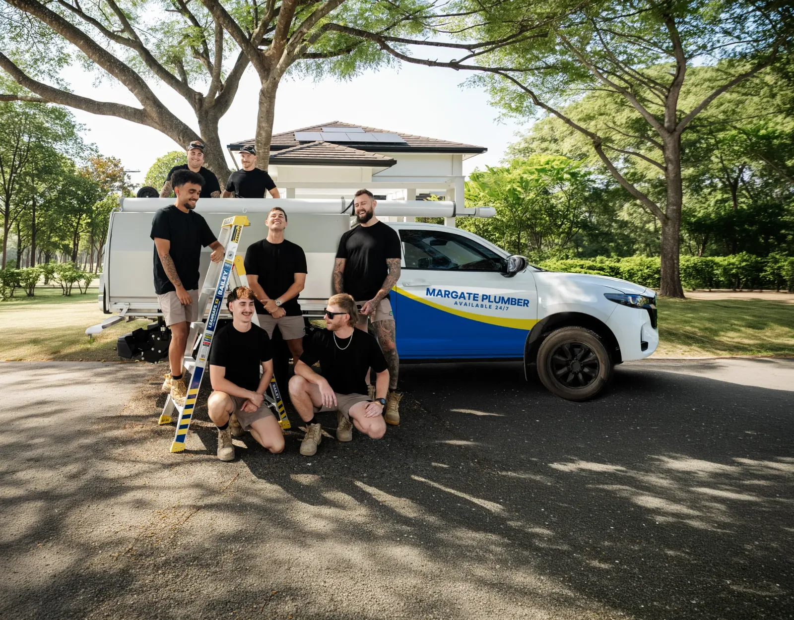 Margate Plumber team and ute